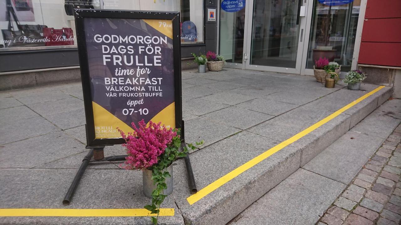 Hotell Kungsljus, Budgethotell Vastervik Luaran gambar